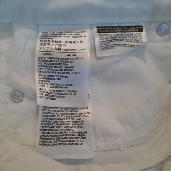 Levis 711 white jeans - Picture 9 of 16